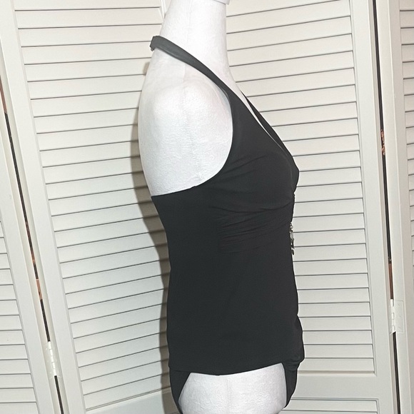 Women’s Tankini - La Blanca - Embellished Halter & Bikini Bottom - Size M - Picture 3 of 16